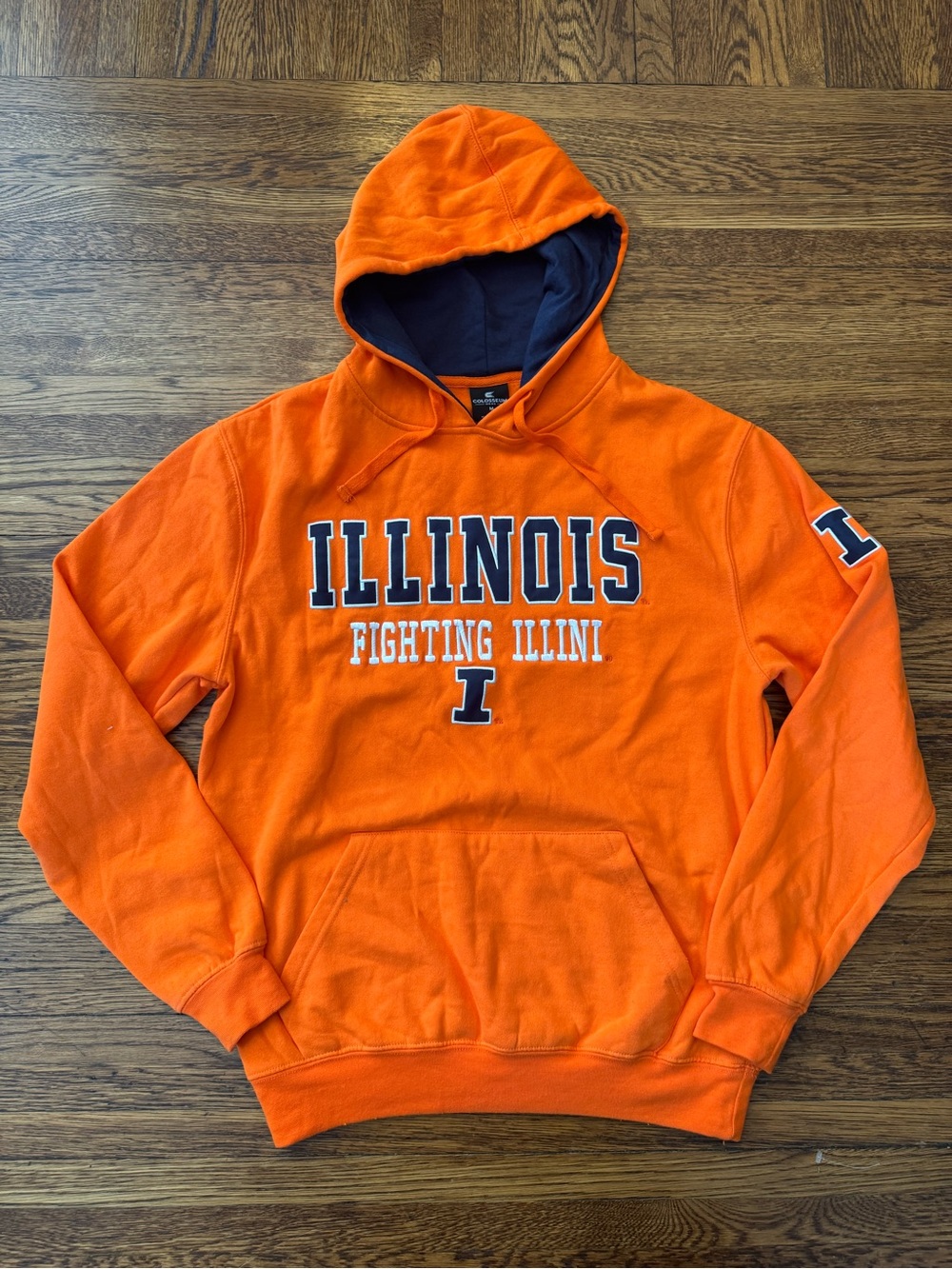 Colosseum Orange Illinois Fighting Illini Pullover Hoodie